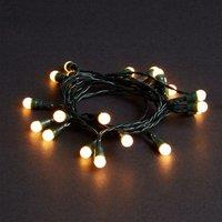 Robert Dyas Battery Operated 80 LED Berry Lights - Warm White, White