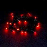 Robert Dyas Battery Operated 80 LED Berry Lights - Red