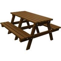 NBB Recycled Furniture NBB Recycled Heavy Duty A-Frame 1.8m Picnic Table - Brown, Brown