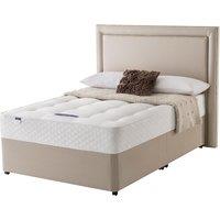 Silentnight Miracoil Ortho 150cm Non Storage Divan Set - Sandstone No Headboard, Brown