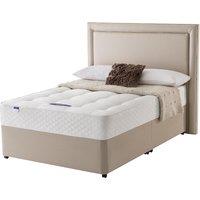 Silentnight Miracoil Ortho 180cm Non Storage Divan Set - Sandstone No Headboard, Brown