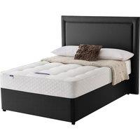 Silentnight Miracoil 180cm Ortho Non Storage Divan Set - Ebony No Headboard, Black