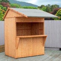 Shire Wooden Shed and Garden Bar, Brown