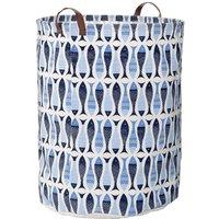 Premier Housewares Pisces Laundry Bag, Blue