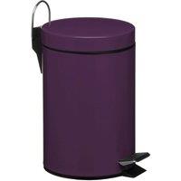 Premier Housewares 3L Pedal Bin - Purple, Purple