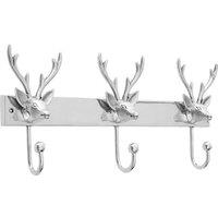 Premier Housewares Stag Head Motif 3 Hook Hanger