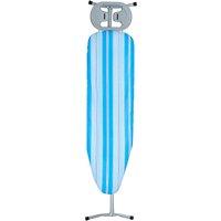 Premier Housewares Ironing Board and 100% Cotton Cover - Blue Stripe