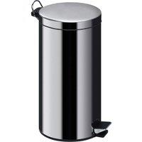 Premier Housewares 30L Pedal Bin - Silver, Silver