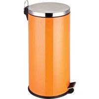 Premier Housewares 30L Pedal Bin - Orange, Orange
