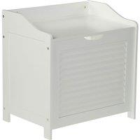 Premier Housewares Laundry Storage Cabinet with Hinged Lid