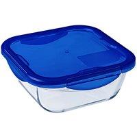 Pyrex Cook & Go Square Dish - 1900ml, Blue