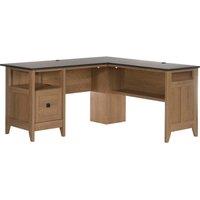 Teknik Home L-Shape Desk, Brown