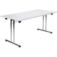 Teknik Space Folding Table - White, White