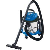 Draper 1250W Wet and Dry Vacuum Cleaner - 15L, Blue