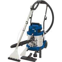 Draper 1500W 230V Wet and Dry Shampoo/Vacuum Cleaner - 20L, Blue