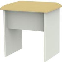 Ready Assembled Indices Padded Stool - White, White