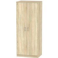 Welcome Furniture Ready Assembled Yelanto 2-Door Wardrobe - Oak, Brown