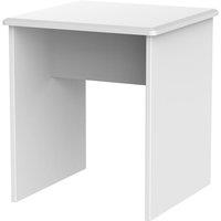 Ready Assembled Indices Lamp Table - White, White
