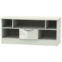 Ready Assembled Indices 5-Shelf Open TV Unit - Beige, Cream