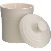 Premier Housewares Oven Love Stoneware 0.83L Canister - Beige