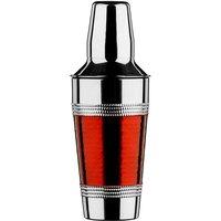 Premier Housewares Hammered Cocktail Shaker - Stainless Steel, Red