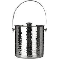 Premier Housewares Ice Bucket - Stainless Steel, Silver