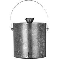 Premier Housewares Ice Bucket with Lid - Stainless Steel, Silver