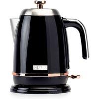 Haden 191137 Salcombe Cordless 1.7L Kettle - Black/Copper, Black