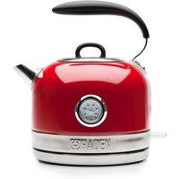 Haden 188854 Jersey 1.5L Electric Retro Dome Kettle - Red, Red