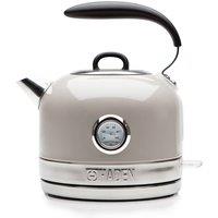 Haden 188830 Jersey Fast Boil 1.5L Cordless Retro Dome Kettle - Putty, Pink