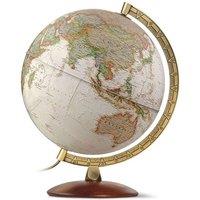National Geographic 30cm Edge Executive Antique Reference Illuminated Globe, Brown