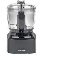 Salter EK3171 8-in-1 Compact Prep Pro Mini 200W Food Processor - Black, Black