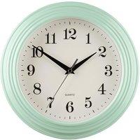 Premier Housewares Wall Clock - Pale Blue, Blue