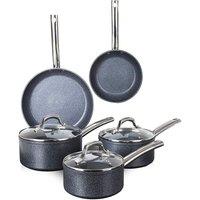 Tower TruStone Non-Stick Saucepan Set - 5 Piece, Black
