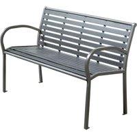 Monaco Grey Garden Bench, Grey