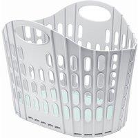 Addis 38L Fold Flat Laundry Basket - Grey