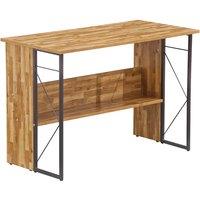Alphason Rhodes Desk - Walnut, Brown
