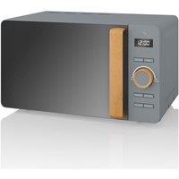 Swan SM22036GRYN Nordic 20L 800W Digital Solo Microwave - Grey