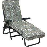 Glendale Deluxe Sunbed - Grey, Grey