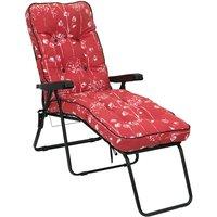 Glendale Deluxe Lounger - Rouge, Red