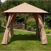 Glendale Venice 2.5m x 2.5m Gazebo - Mocha