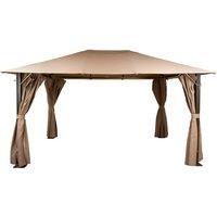 Glendale Venice Gazebo 3x4m - Mocha