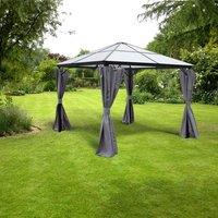 Glendale Peninsula 3m x 3m Gazebo - Grey