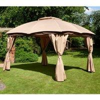 Glendale Rio 3 x 3.65m Gazebo - Mocha