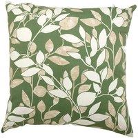 Glendale Scatter Cushion 12inch - Cotswold Leaf Pattern, Green