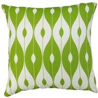Glendale Scatter Cushion 18inch - Green Pattern, Green