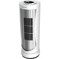 Igenix DF0022WH 12'' Mini Electronic Tower Fan w/Timer White