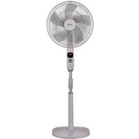 Igenix DF1670 16-Inch Pedestal Fan with DC Motor - White, White