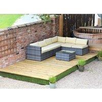 Swift Foundations Garden Decking Kit - 2.4 x 7m