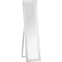 Premier Housewares Vintage Floor Standing Mirror - White